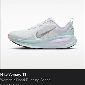 Nike Vomero 18 Women's White and Pink Sneakers